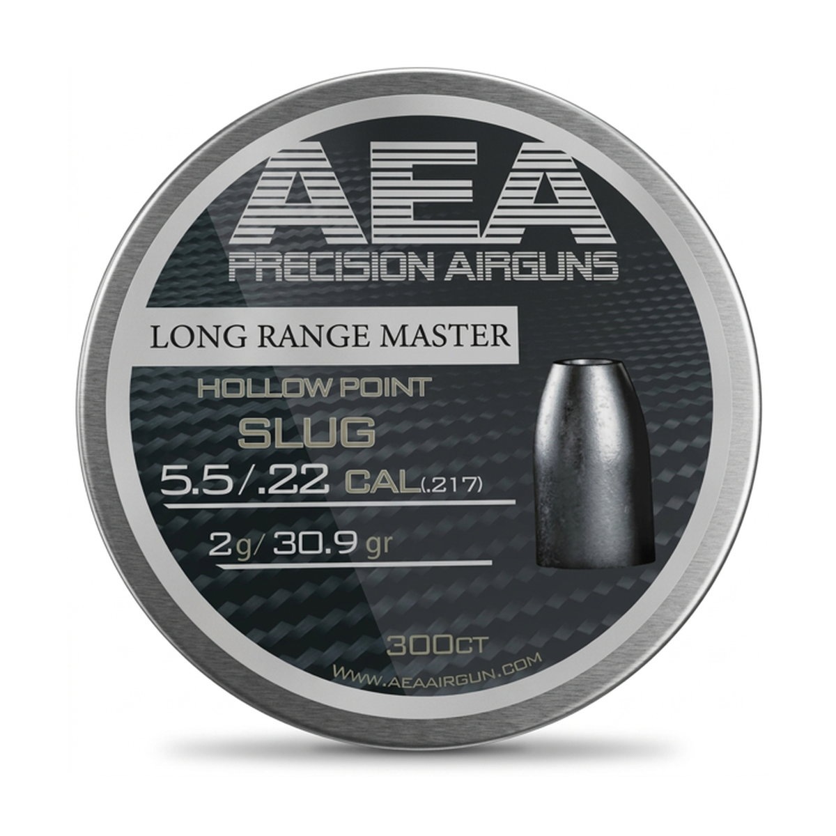 AEA Long Range Master Hollow Point Slugs 5.5mm / .22 Cal 30.86gr - 300ct
