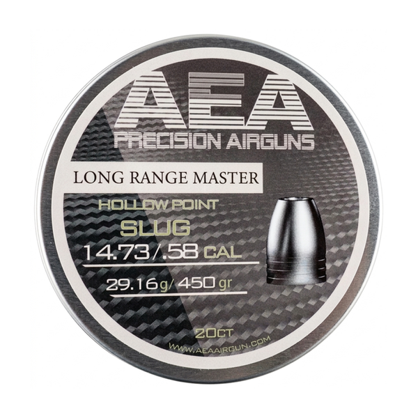 AEA Long Range Master Hollow Point Slugs 14.73mm / .58 Cal 450gr - 20ct