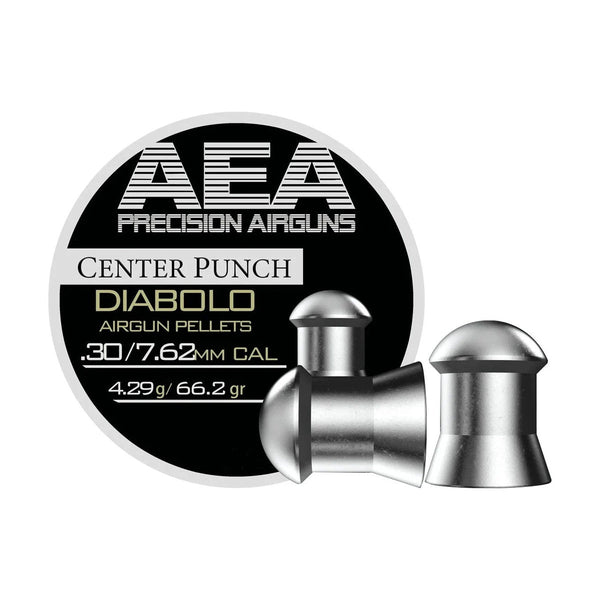 AEA Center Punch Diabolo Pellets 7.62mm / .30 Cal 66.2gr - 120ct