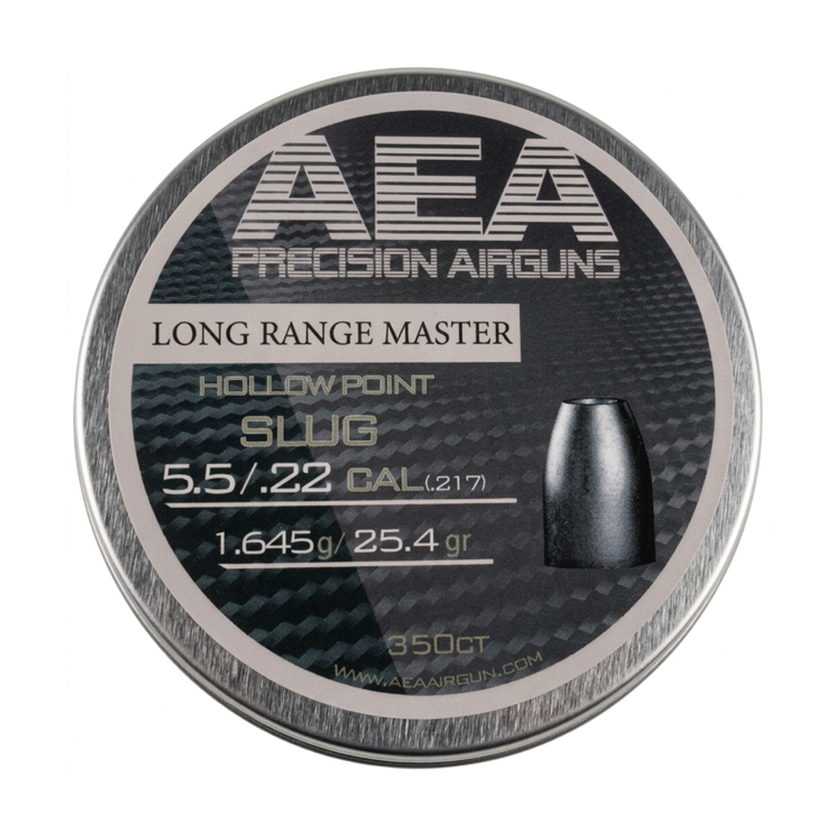 AEA Long Range Master Hollow Point Slugs 5.5mm / .22 Cal 25.4gr - 350ct