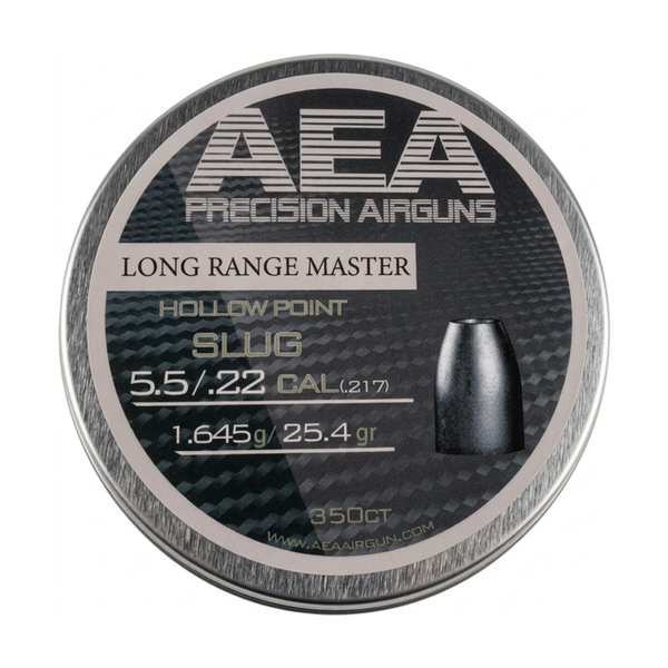 AEA Long Range Master Hollow Point Slugs 5.5mm / .22 Cal 25.4gr - 350ct